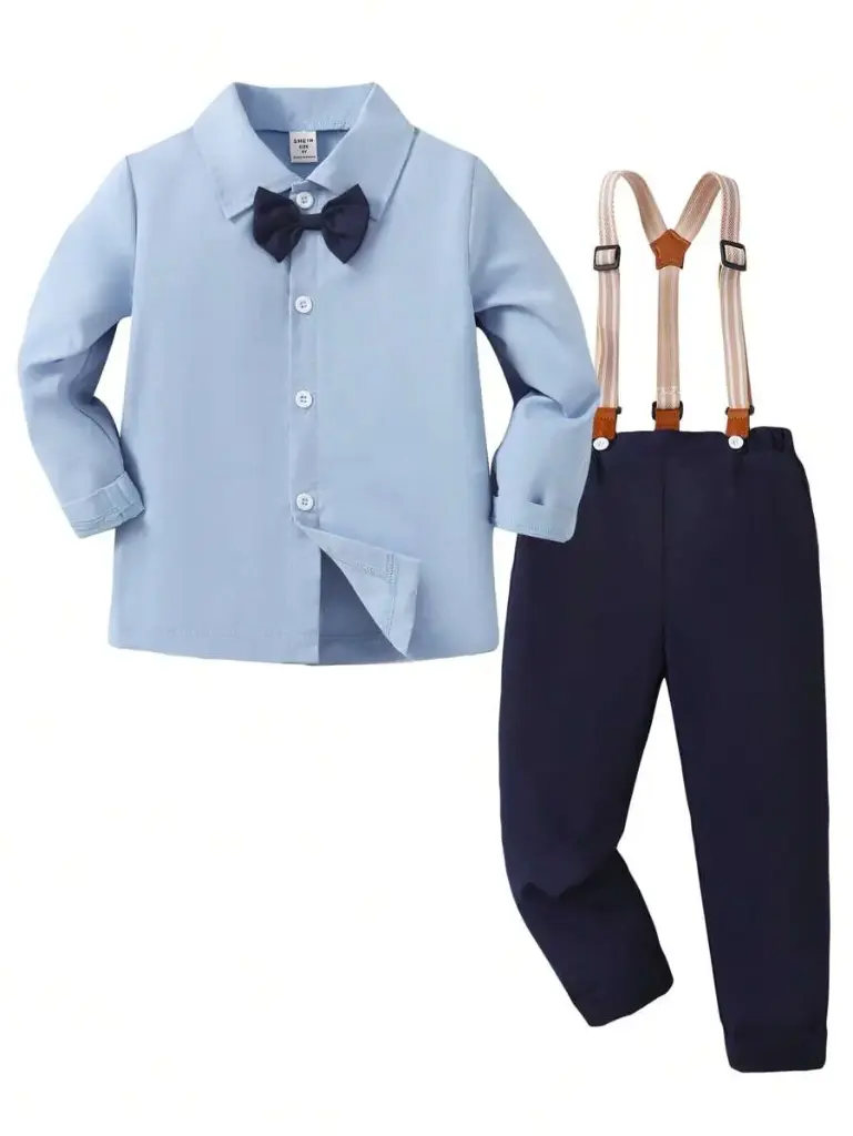 Conjunto de 2 piezas para niño pequeño tipo caballero