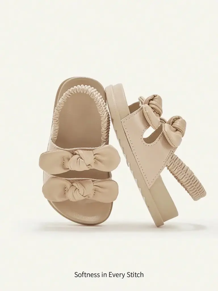Sandalias doble lazo beige