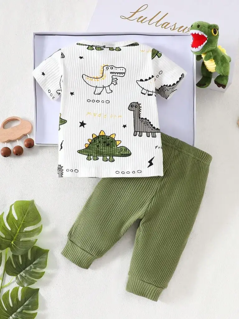 Conjunto Dino Rib Verde