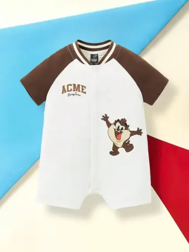 [sa2412260929895522] Enterizo con estampado de Tazmania