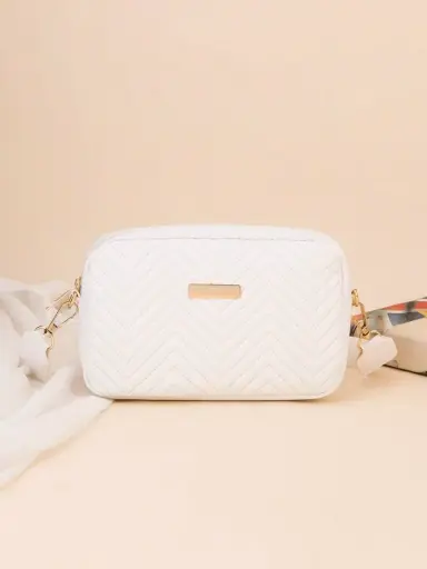 [sw2108190340725182] Bolso cruzado cuadrado mini con acolchado