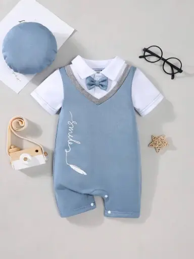 Conjunto de chaleco y gorro para bebé niño