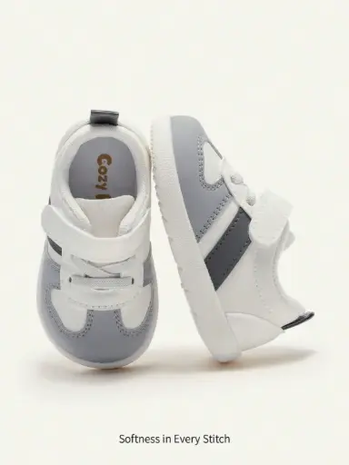 Tenis Blanco Gris
